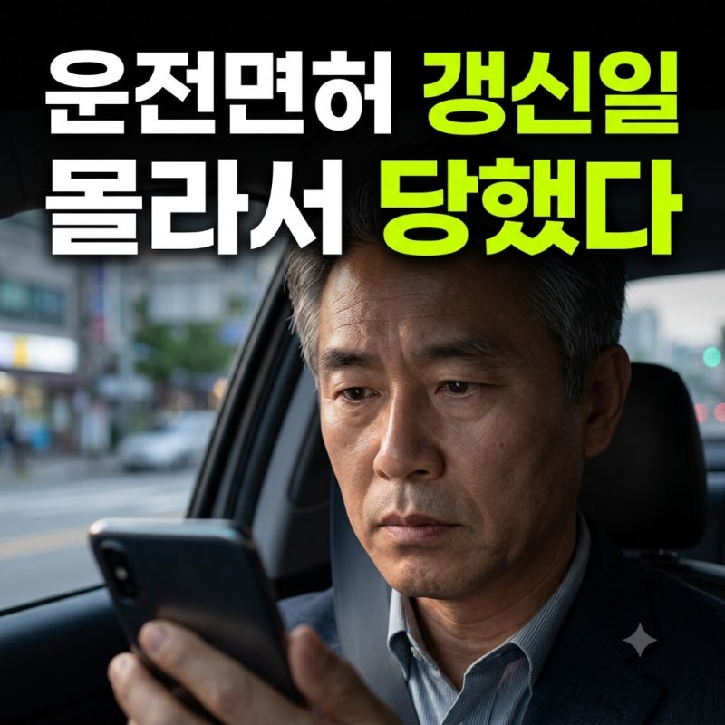 운전면허 갱신기간 2026 변경, 내 갱신일 확인법
