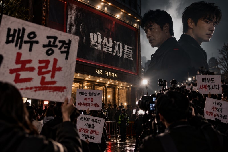 영화 암살자들 논란, 유해진 집 앞 집회와 이민호 행사 취소가 던진 질문