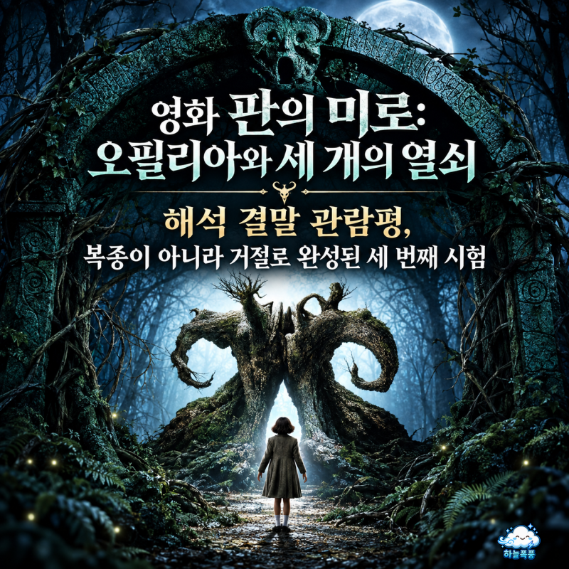 영화 판의 미로:오필리아와 세 개의 열쇠 해석 결말 관람평, 복종이 아니라 거절로 완성된 세....