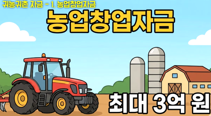 귀농 지원금 총정리 2026｜귀농 지원 사업·정착 지원금·창업 자금 신청 조건 알아보기