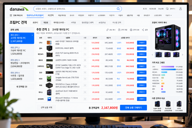 [테크 꿀팁] "용산에서 호구 잡히지 않는 법!" 2026년 최신 트렌드 반영한 용도별(사무용·게임....