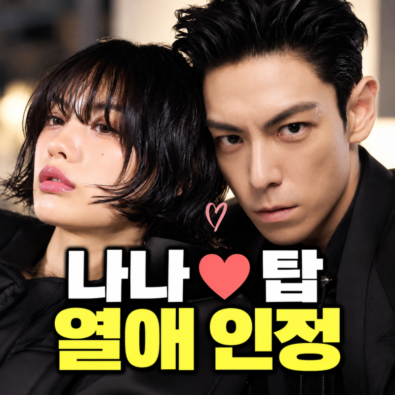 나나 ♥ 탑 열애 공식 현커 인정 5개월만에 연인 발전