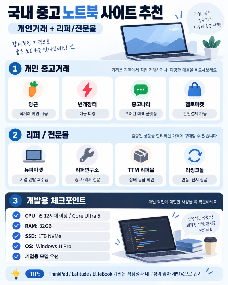 중고 노트북 구매