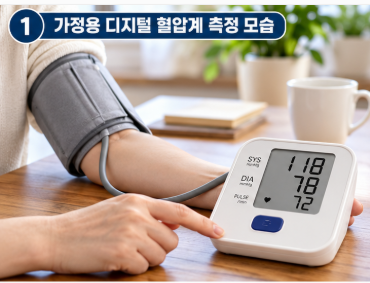 혈압 정상수치 기준 수축기 이완기 혈압 낮추는 식습관 및 가정 혈압 측정법