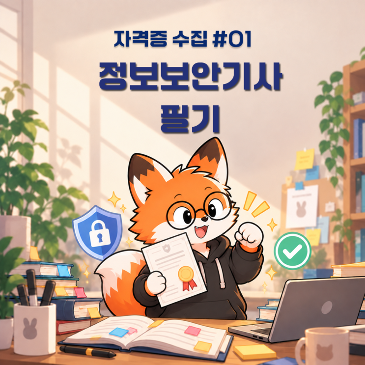 <b>정보</b>보안기사 필기 합격 | 공부기간·난이도·준비 | 자격증 수집 #01