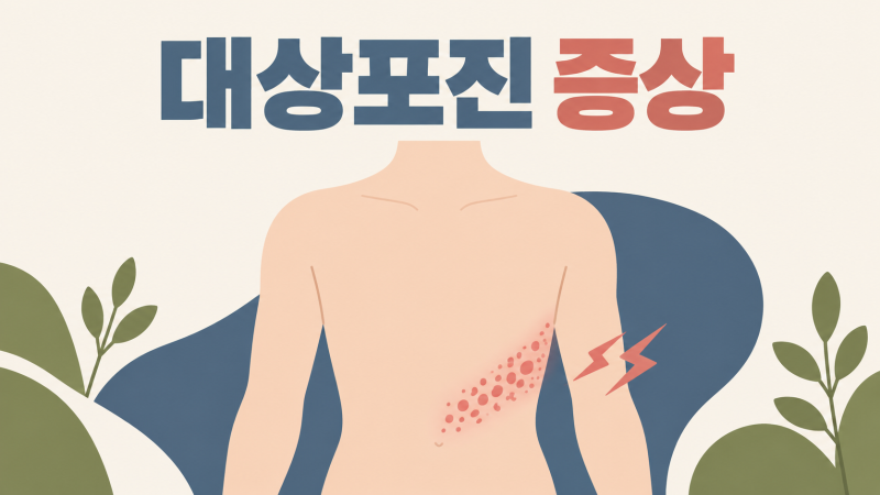 대상포진증상 통증만 있을 때 구별법과 72시간 치료 시기