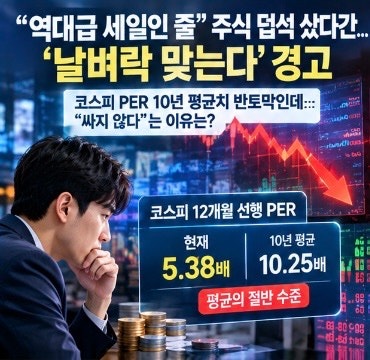 “역대급 세일인 줄” 주식 덥석 샀다간…PER 반토막에도 싸지 않은 이유