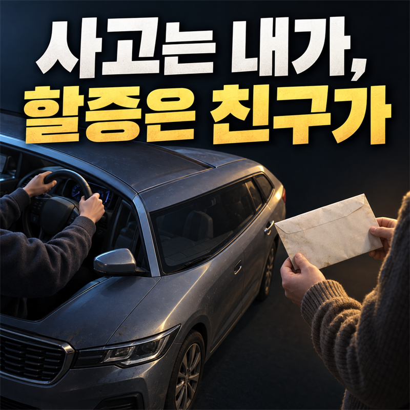사고는 내가 냈는데 차 빌려준 친구 보험료가 오른다? 1일 자동차보험이냐 차주 특약이냐가 ....