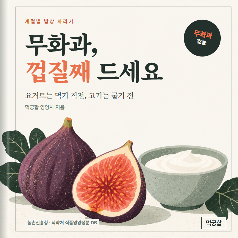 아까워요! 무화과 효능, 껍질 벗기면 손해 / 먹는법·칼로리·보관법 총정리