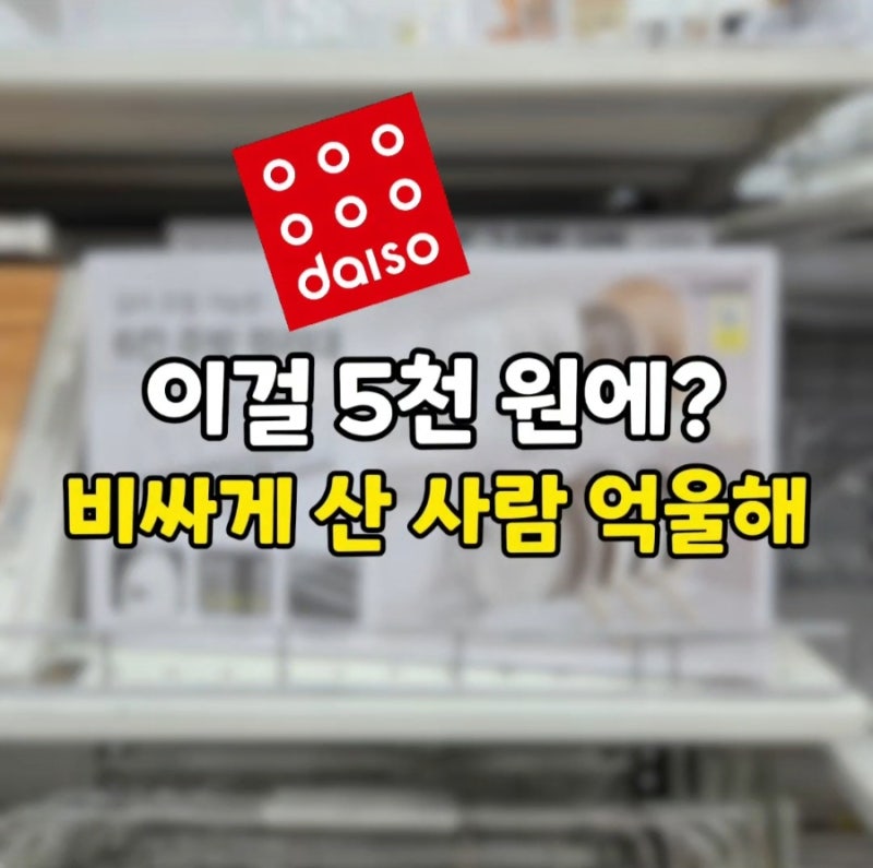 주방 정리에 꼭 필요한 다이소 신상 정리대 비싸게 샀는데 단돈 5000원이라니