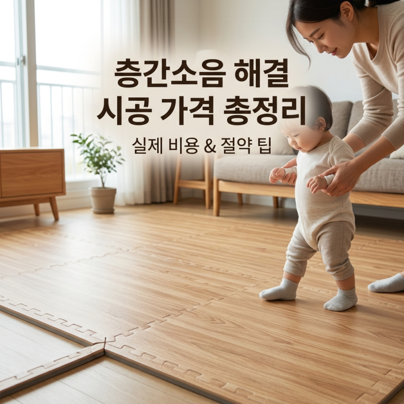 아파트 층간소음 매트 시공 가격 평형별 비교 및 솔직 장단점 후기