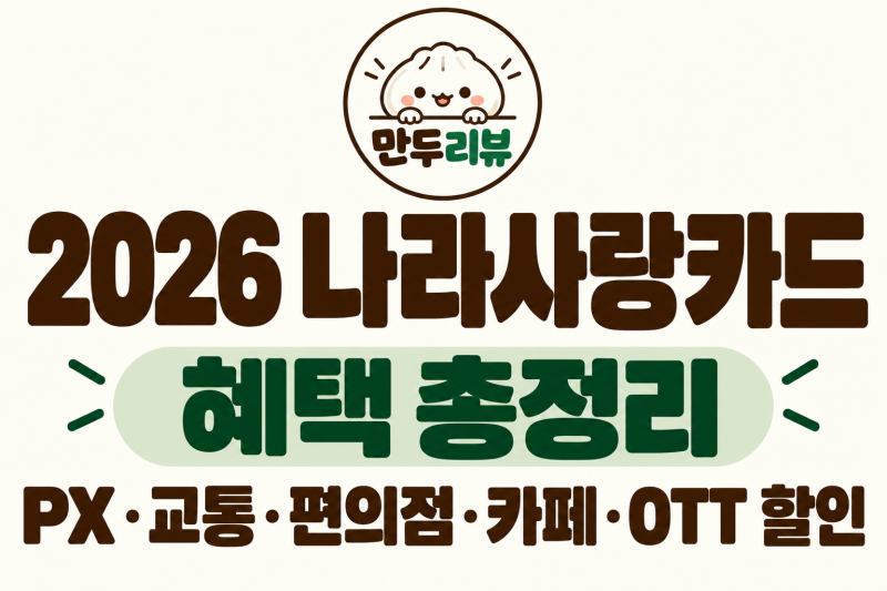 2026 나라사랑카드 혜택 총정리｜PX·교통·편의점·카페·OTT 할인