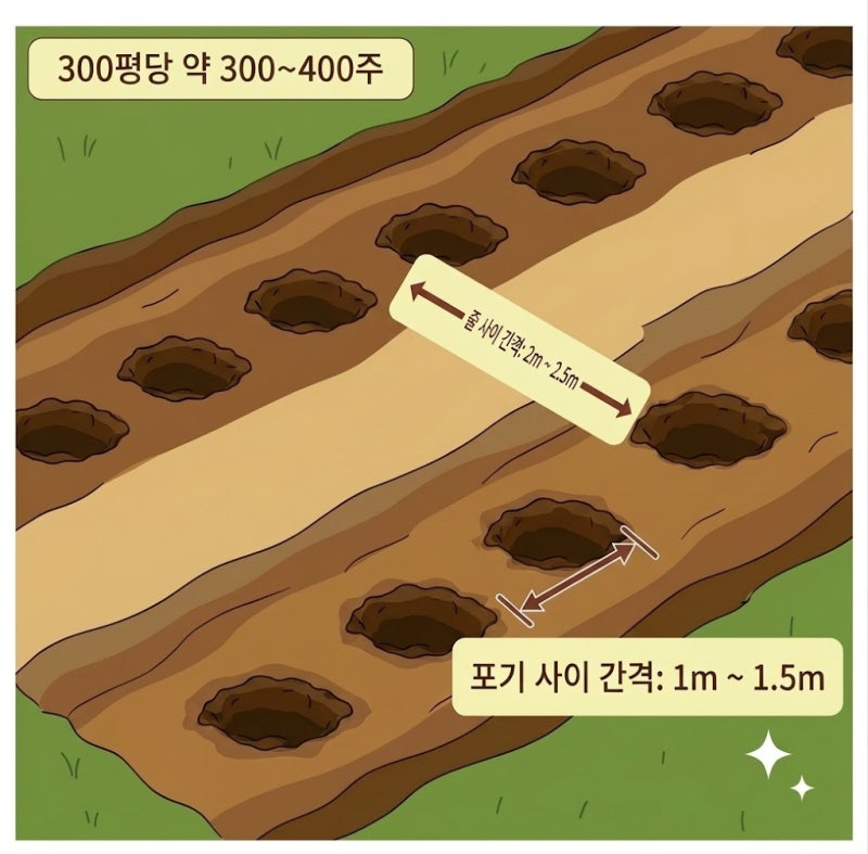 엄나무 묘목 바르게 심는 방법