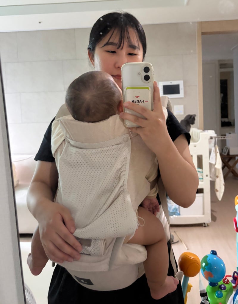 포그내 아기띠 언제부터? 8kg 아기 베이비뵨 미니에서 바꾼 후기