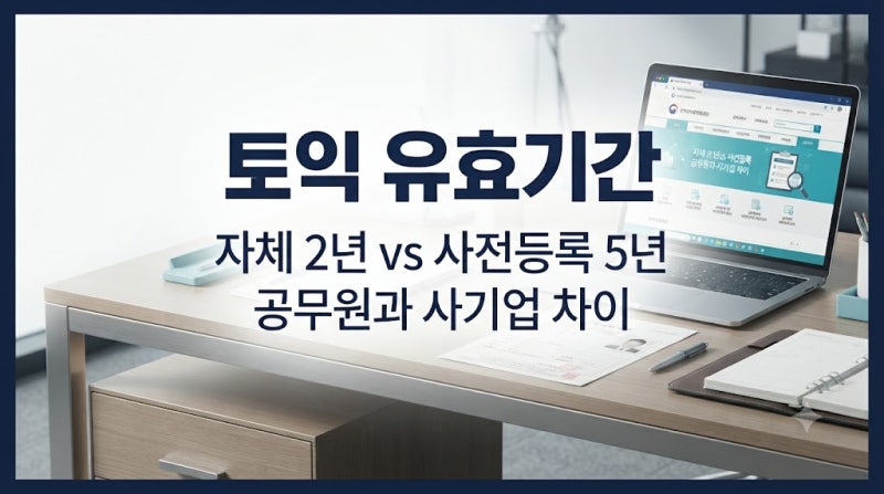 토익 5년 인정이라더니 민간기업은 불합격? 토익 사전등록의 진실