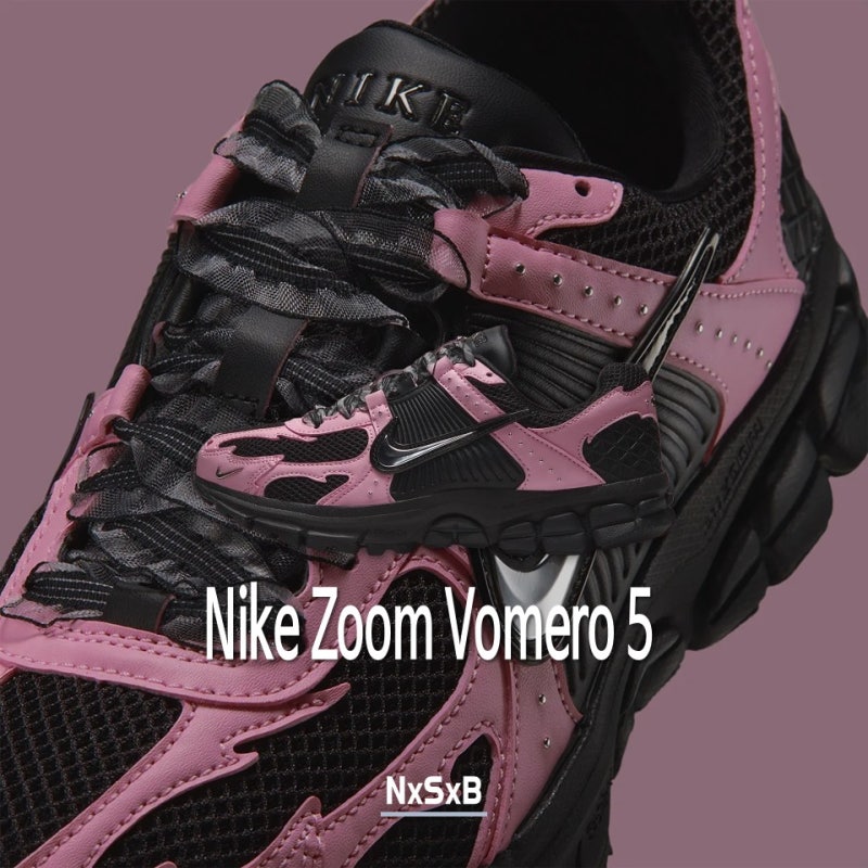 나이키 줌 보메로 5 발매 정보 / Nike Zoom Vomero 5 / “Black/Medium Soft Pink” / 러닝화 / 세상의 모든 ....