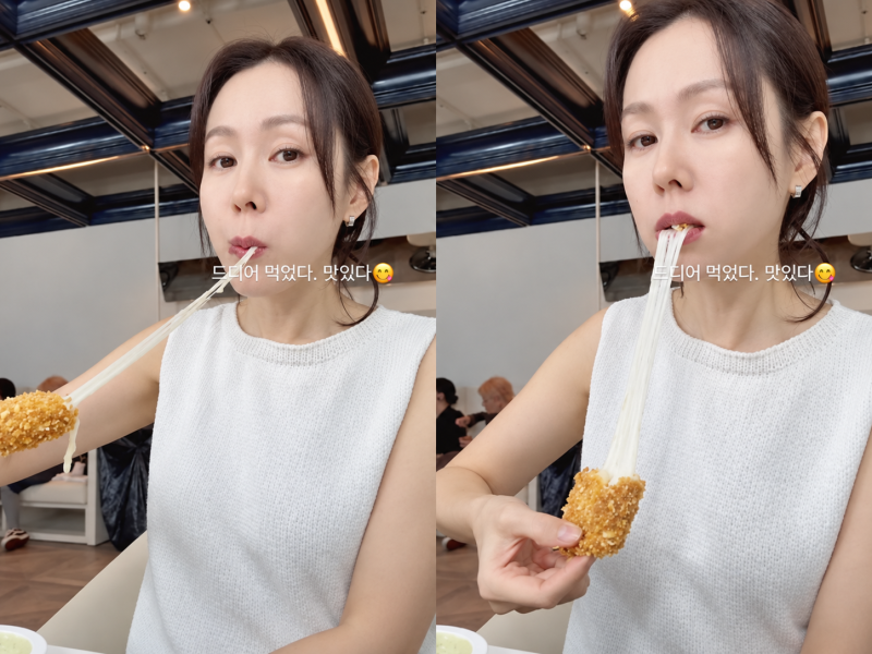 손예진 쩝쩝 먹방 논란, 치즈스틱 먹는 영상이 식사 예절 문제로 번진 이유