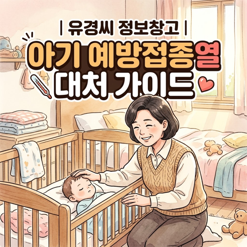 아기 예방접종열 대처 가이드 | 해열제 복용 기준부터 응급실 방문 시기 총정리