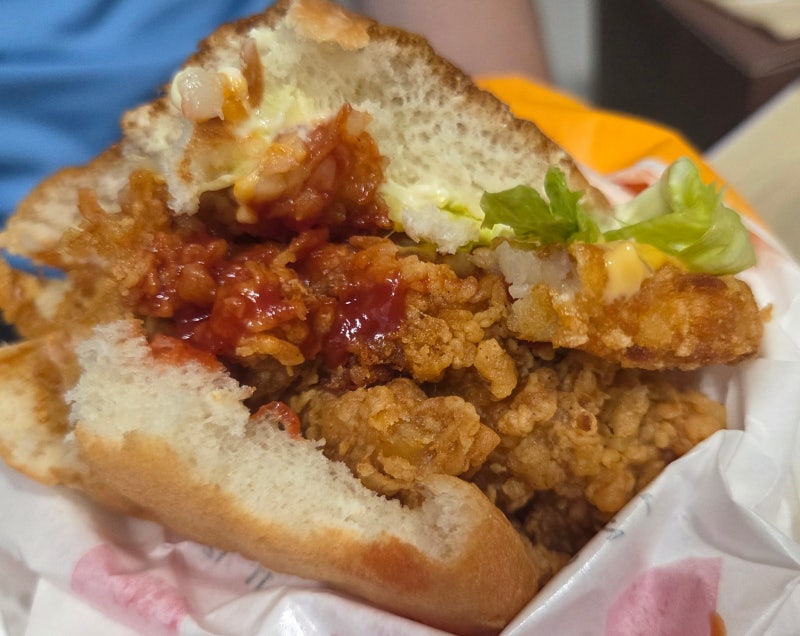 kfc 메뉴추천 저녁 메뉴 고민하다 징거버거 주문한 후기