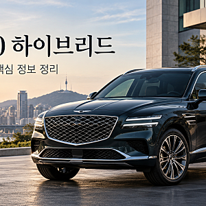 GV80 하이브리드 드디어 나온다｜출시 시기·352마력·연비까지 공식 정보 정리