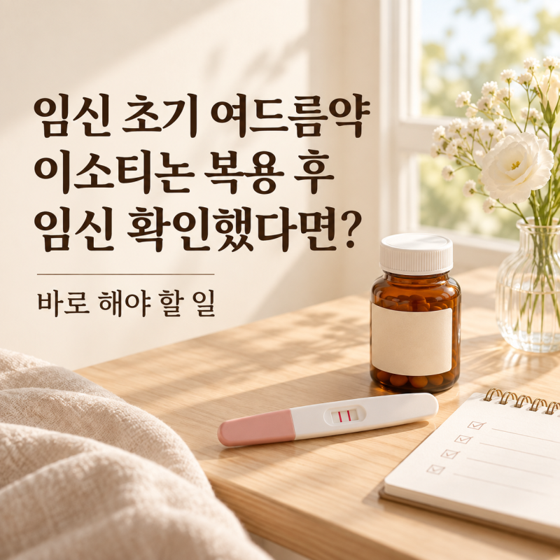 임신 초기 여드름약 이소티논 복용 후 임신 확인했다면? 바로 해야 할 일