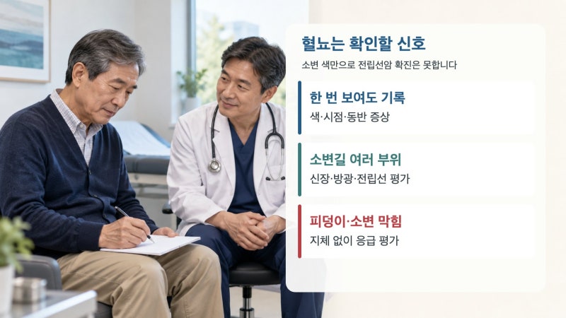 전립선암 혈뇨, 한 번의 출혈도 확인해야 할까요?