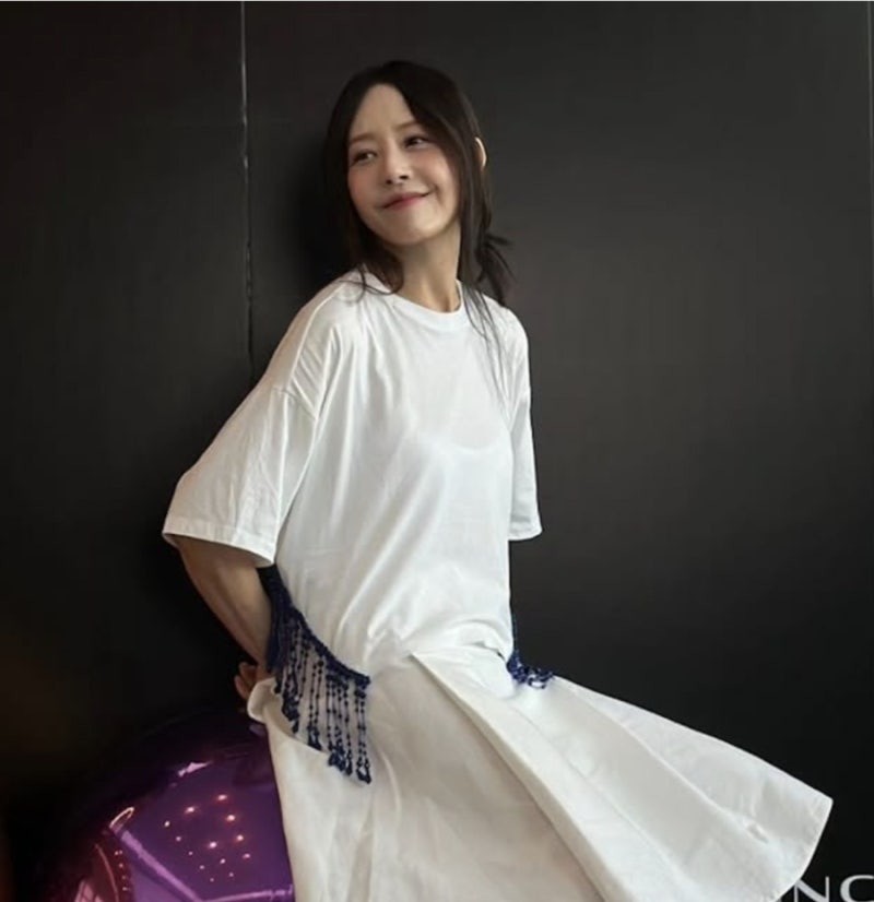 "65세인데 이게 어울리네…" 반팔 데님 셔츠에 와이드 팬츠, 시스루까지 얹은 서정희