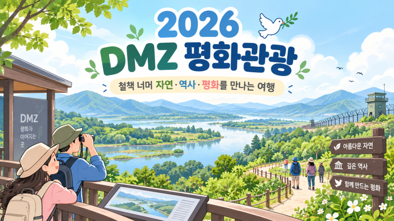 2026 DMZ 평화관광 총정리｜파주·연천·철원·양구·고성 접경지역 여행과 DMZ 평화의 길