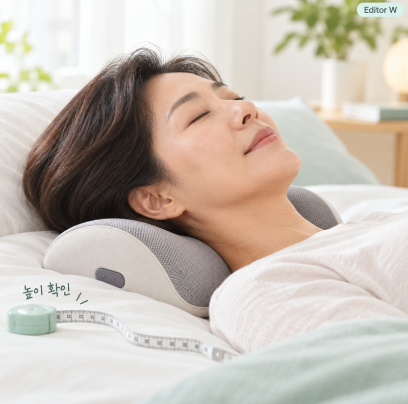 경추 마사지기 고를 때 목 높이부터 볼까