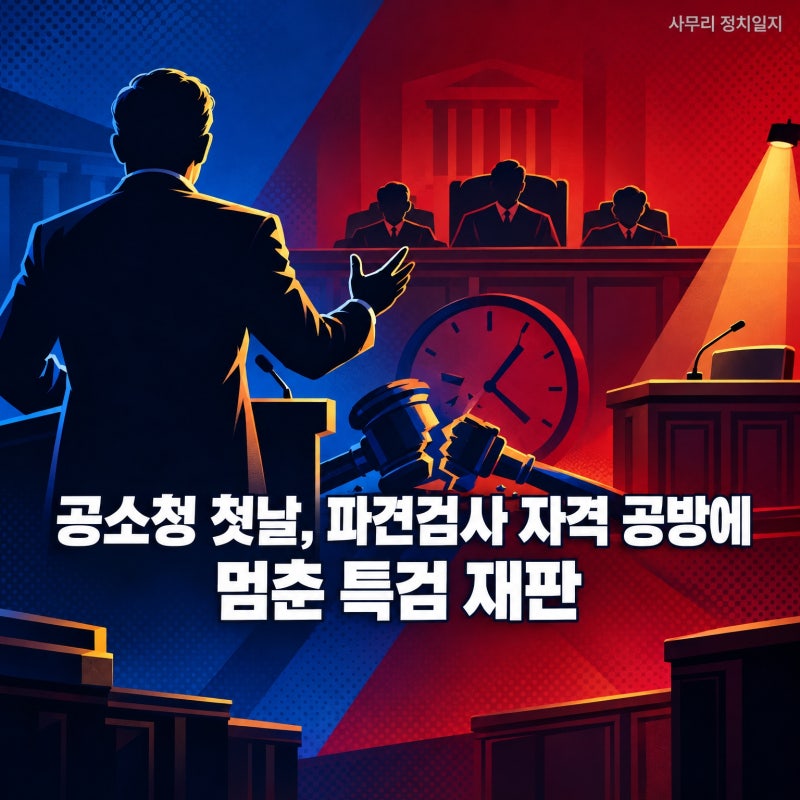 2026.10.02.(금) 공소청 첫날, 파견검사 자격 공방에 멈춘 특검 재판