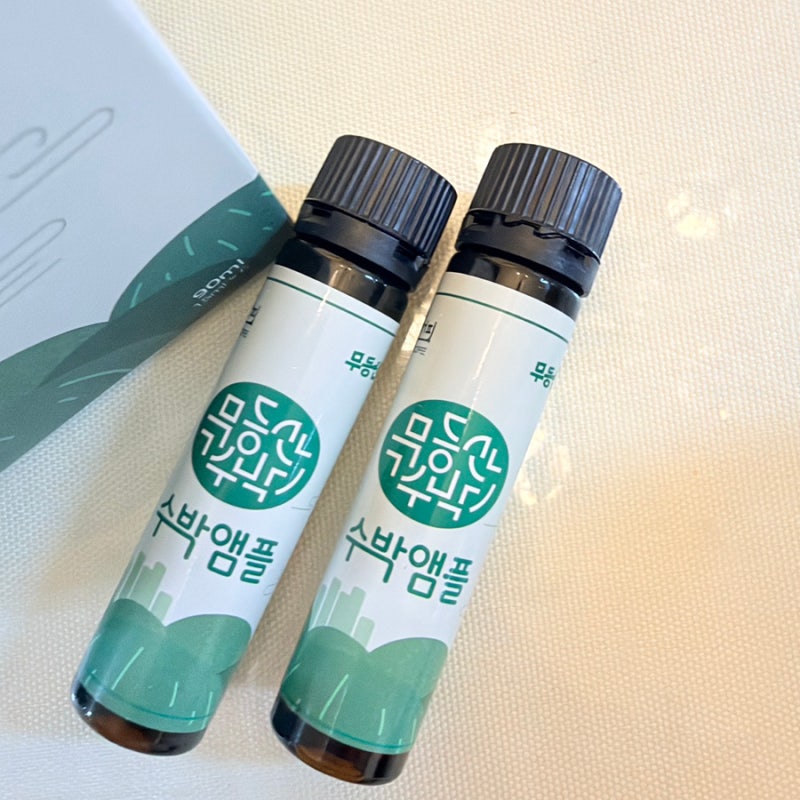 광주기념품 더좋은커피 무등산수박 앰플, 커피에 넣어도 맛을 해치지 않아 신기했어요