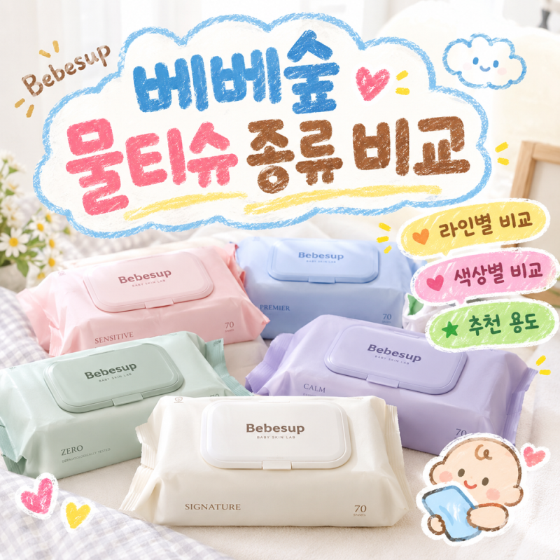 베베숲 물티슈 종류 비교, 색상별 차이, 시그니처·위드·에코·오리지널 총비교
