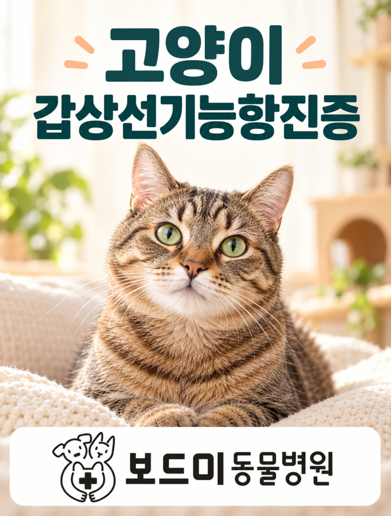구미옥계동물병원 고양이 갑상선기능항진증, 잘 먹는데도 살이 빠진다면?