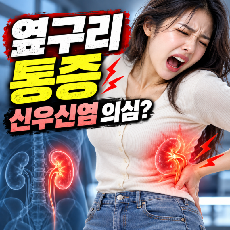신우신염 초기증상 (+원인, 치료) - 옆구리 톡 쳤을 때 자지러지게 아프다면 의심해야