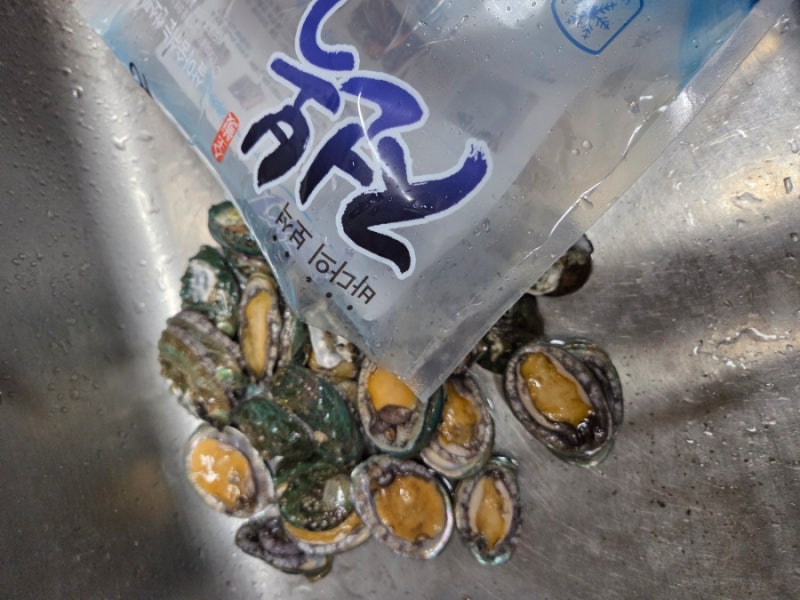 진도산 꼬마전복| 맛있는 전복찜 해먹기