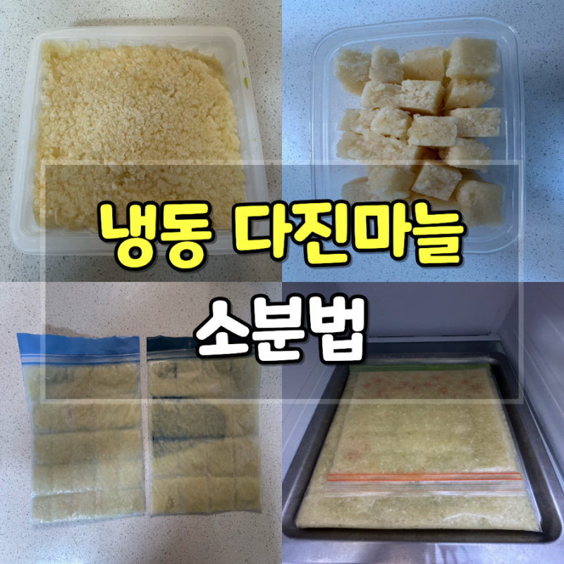 코스트코 냉동 다진마늘 '통째로 얼렸다가 후회한' 초간단 소분법 2가지