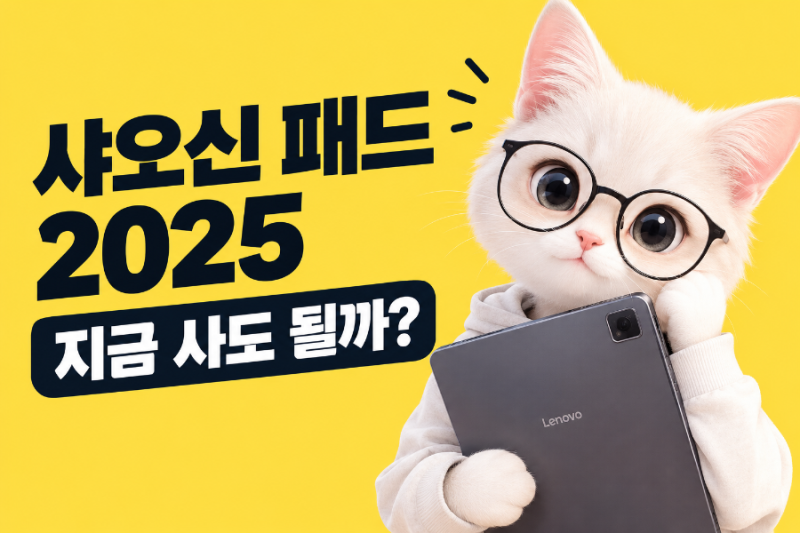 13만 원에 구매한 글로벌 샤오신 패드 2025 지금도 쓸만할까? 스펙, 사용 총평