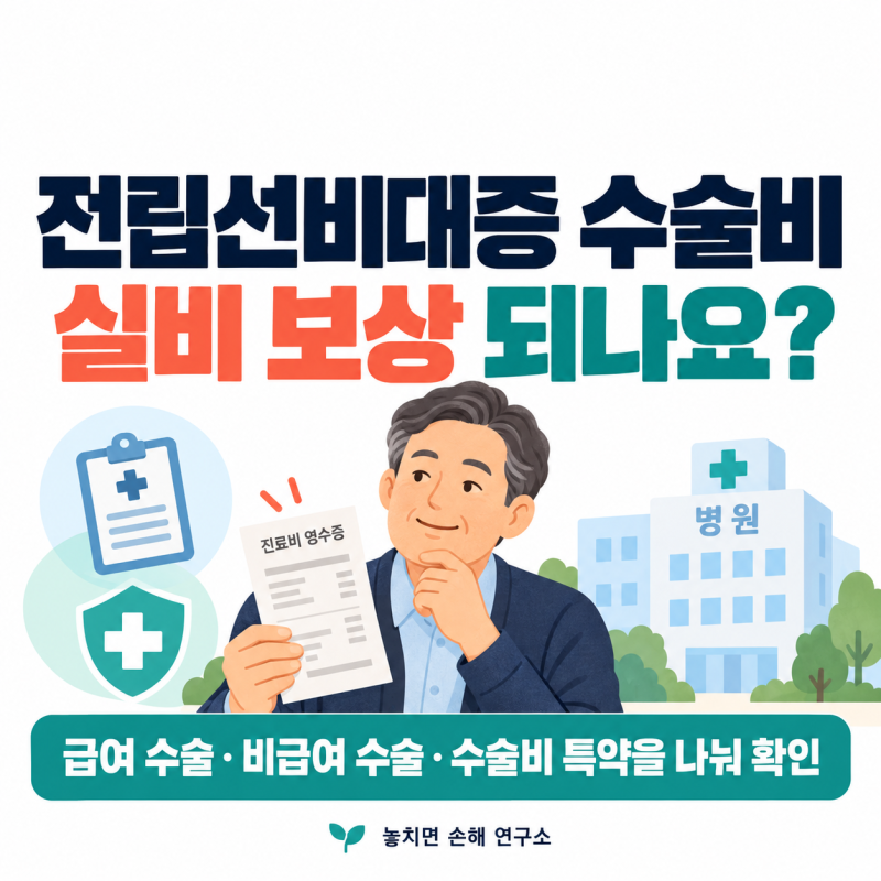 전립선비대증 수술비, 실비 보상 가능할까요? 수술 종류와 특약을 따로 확인하세요