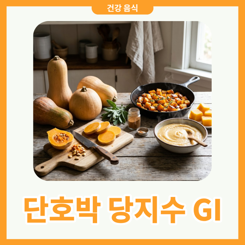 단호박 당지수 GI 어느 정도일까? 혈당 관리할 때 먹는법까지