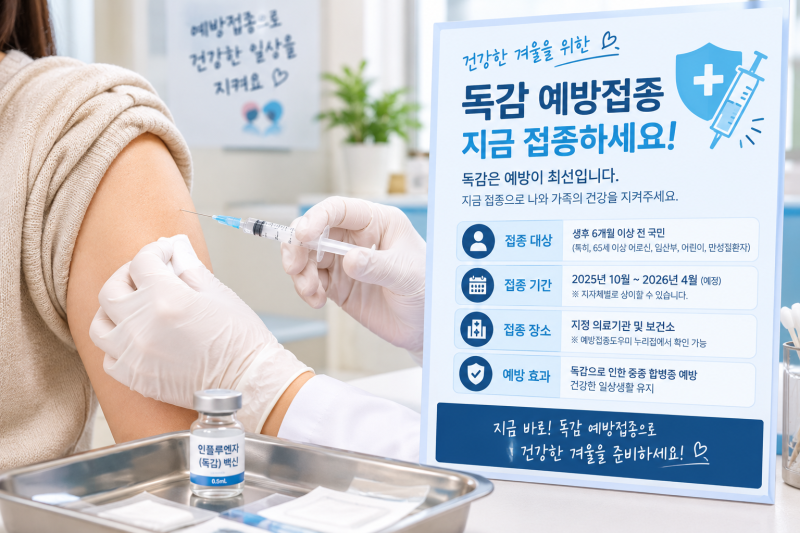 [생활 꿀팁][건강] 2026년 독감 예방접종 동네 병원 최저가 1분 조회 꿀팁