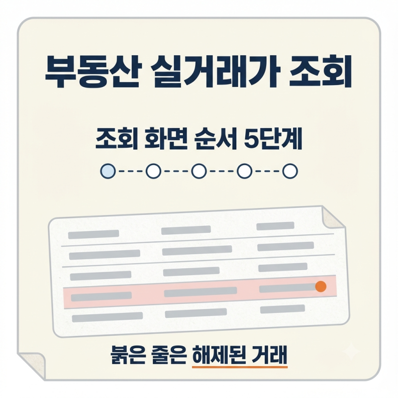 아파트 실거래가 조회, 이번 달 거래는 왜 없죠? 국토교통부 실거래가 조회 순서