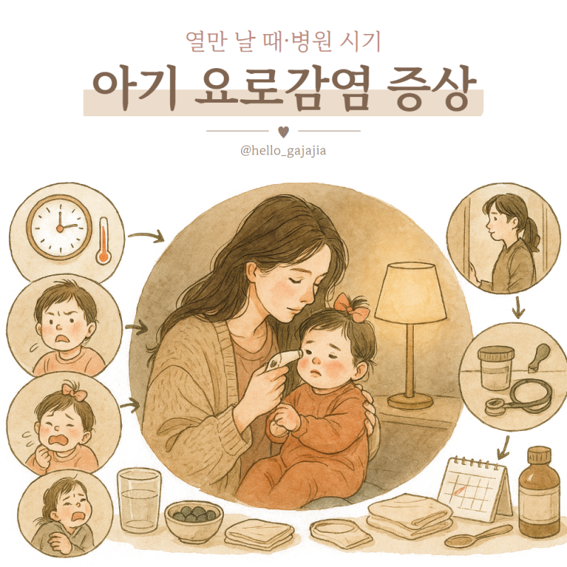 아기요로감염증상 열만 나는 이유와 병원 가는 시기 정리