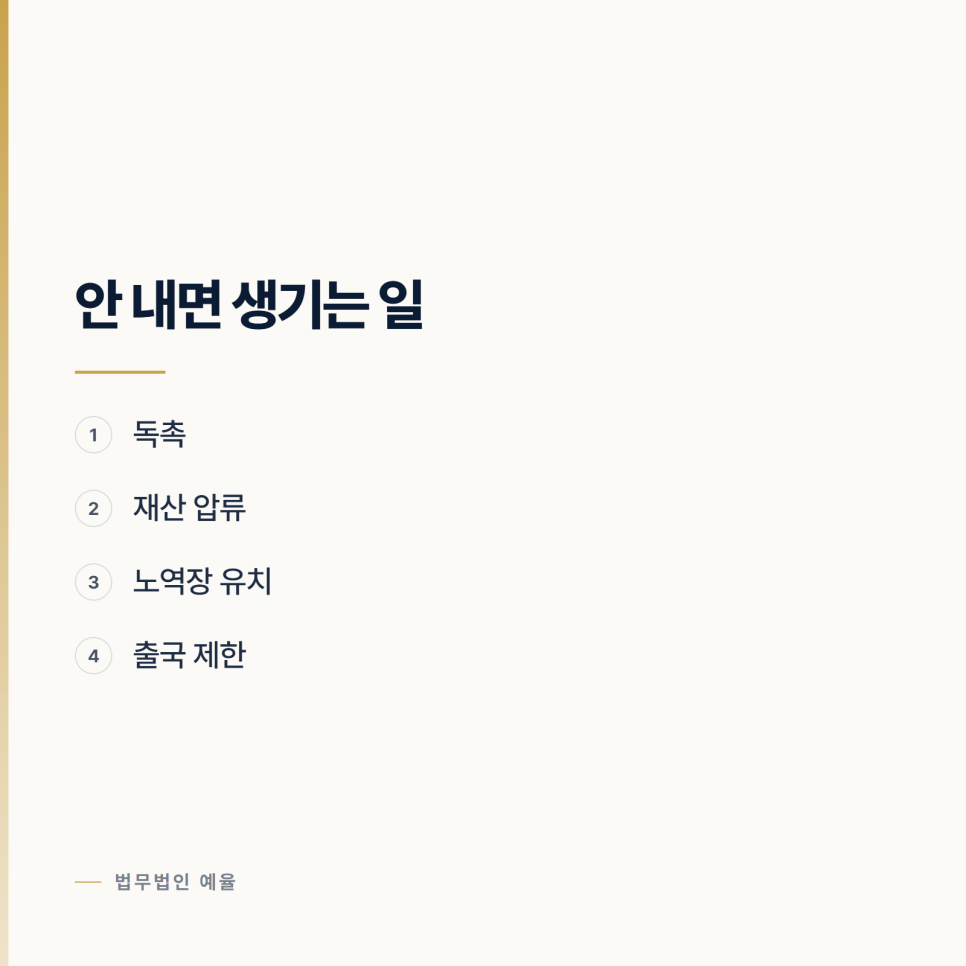 벌금 안 내고 버티면 어떻게 되나요? 인천형사전문변호사 관련 사진