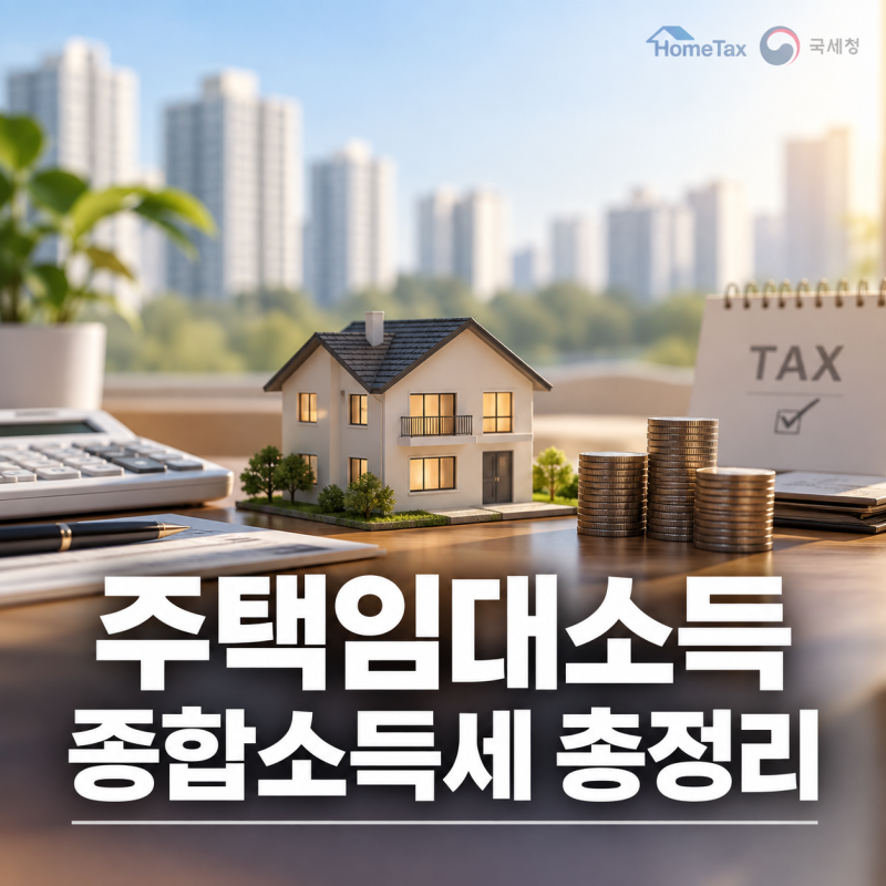 주택임대소득 종합소득세 총정리, 월세 · 전세 간주임대료 과세기준과 세율 (소형주택 특례,....