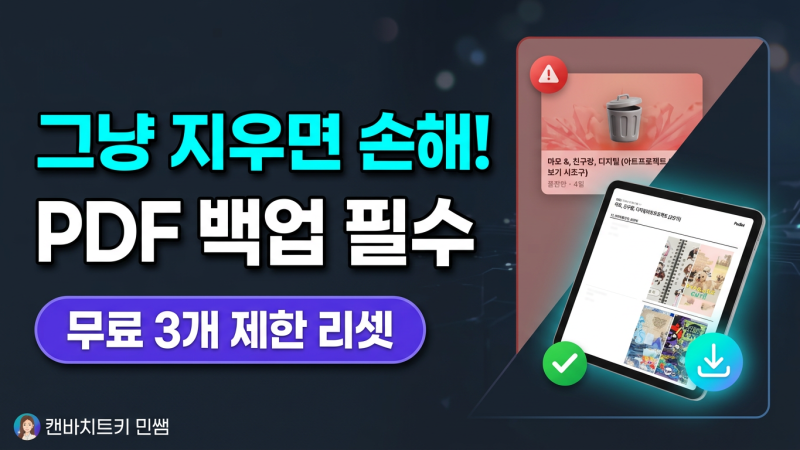 수업 끝난 패들렛 그냥 지우지 마세요! PDF 다운로드 완벽 백업 & 무료 개수 제한 리셋하는 꿀....