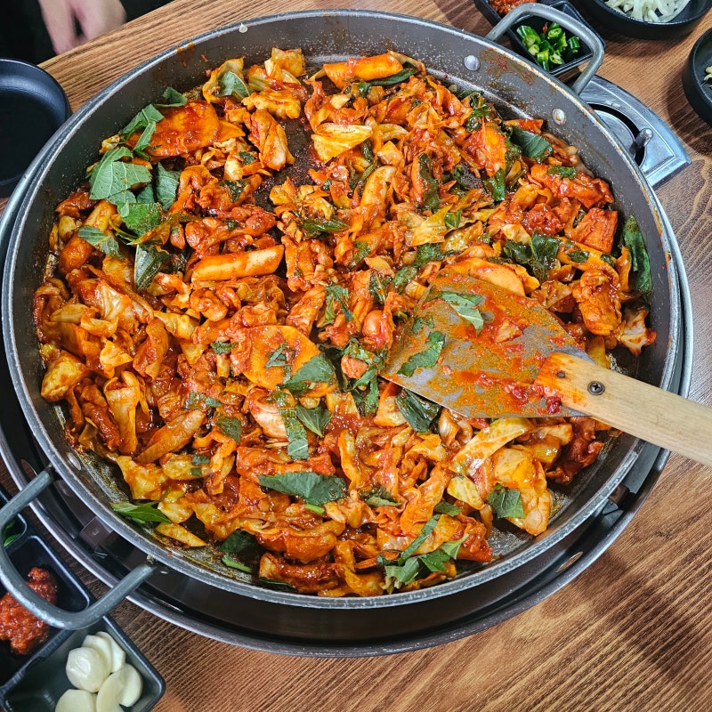 남이섬 자라섬 근처 가평 힐링닭갈비 본점 애견동반가능 맛집