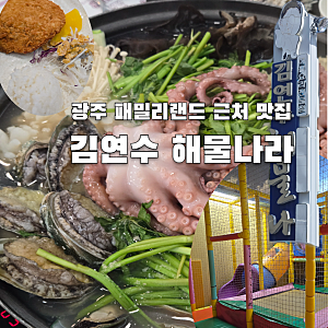 광주 패밀리랜드 근처 맛집 김연수 해물나라, 푸짐했던 해물탕