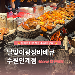 수원인계동 맛집 달맞이광장바베큐 방문 후기 | 소금 바베큐에 시원한 생맥주 한잔의 데이트....