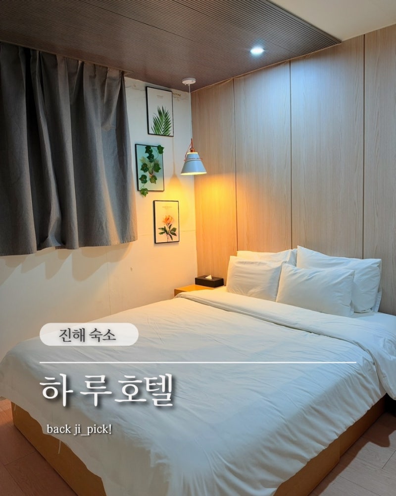 진해 하루호텔｜주말 4만원대 숙박 후기, 시외버스터미널 바로 앞 위치