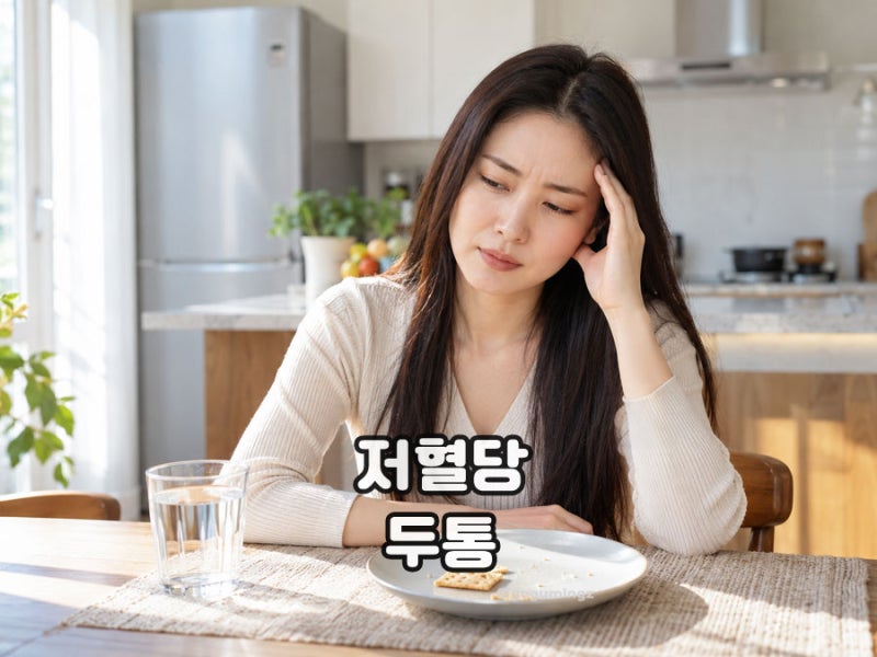 머리아프고 갑자기 식은땀? 저혈당 증상 두통 원인 대처방법